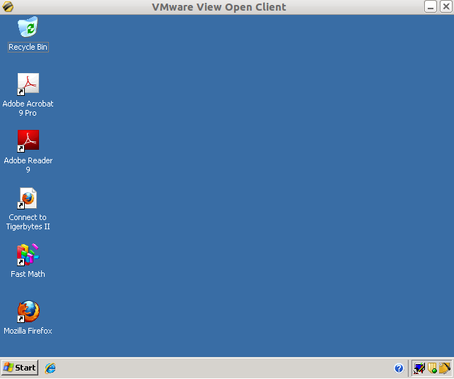 The Open Client pop-up window.