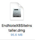 Endnote installaton file 