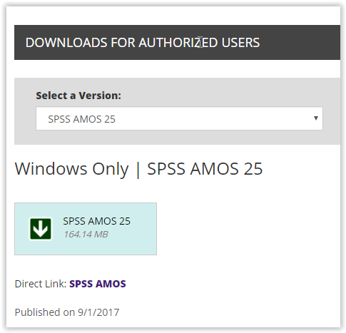 spss amos download in tigerware