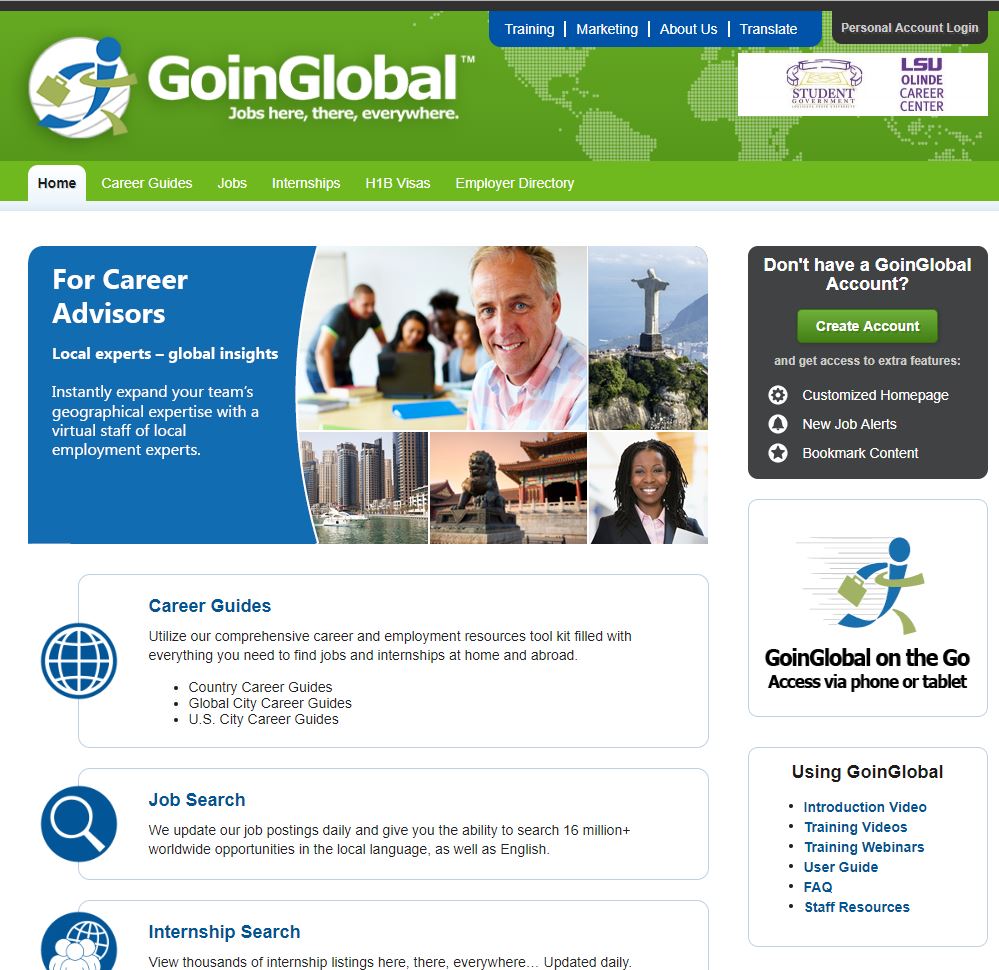 GoinGlobal Website