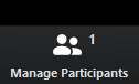 Manage participants button