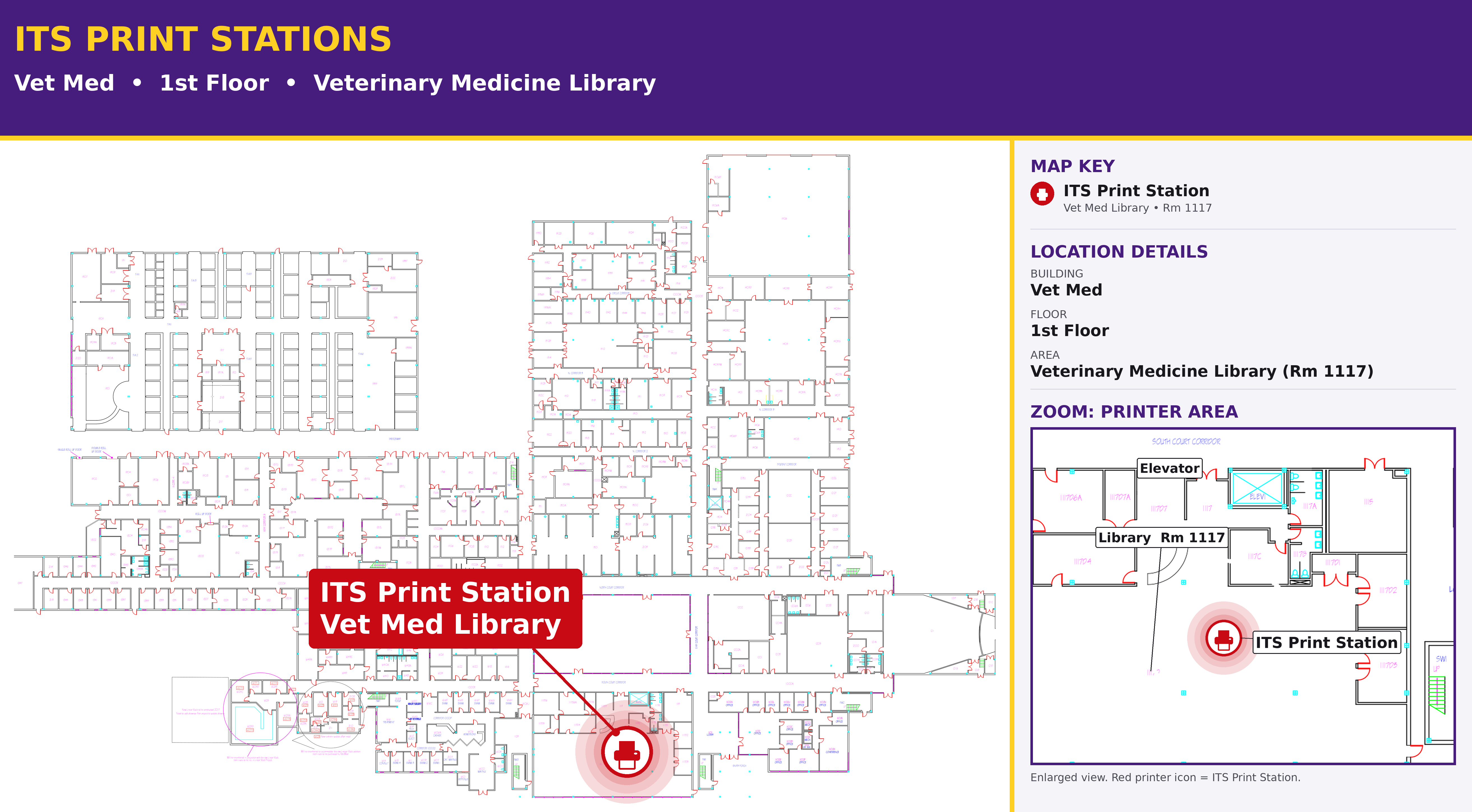 Vet Med Pharos Printer Map